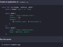 uvicorn Screenshot 1
