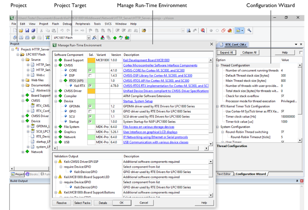 µVision IDE Screenshot 1