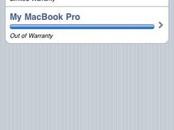 The main "My Devices" screen of uWarranty.