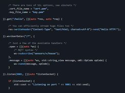 µWebSockets Screenshot 1