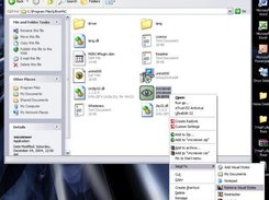 This is where you go to remove visual styles from a program.