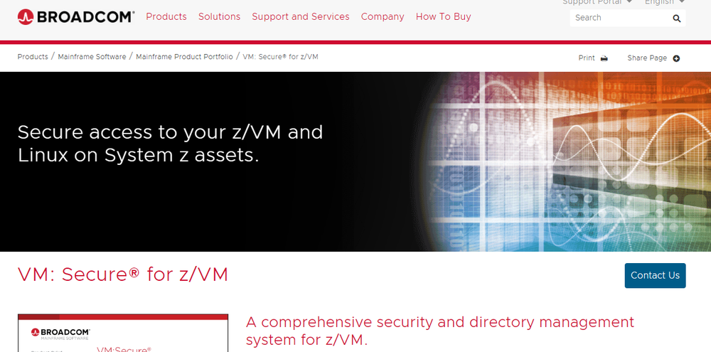 V:M Secure for z/VM Screenshot 1