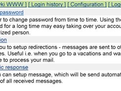 vqwww - web interface (in firefox) - configuration page