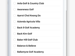 V1 Golf App Screenshot 1