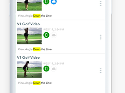 V1 Golf App Screenshot 1