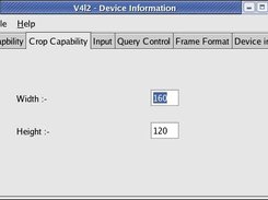 This gives webcam Crop capability information