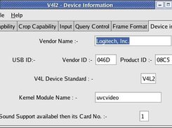 This gives webcam's general harware information