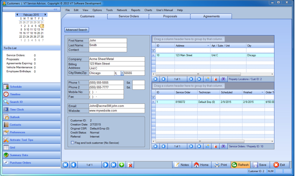 V7 Service Advisor EX Screenshot 1