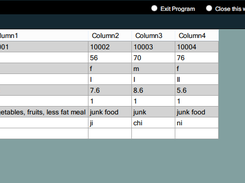 flip the view 90 degree -switch rows and columns