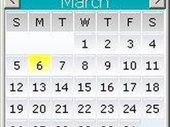A simple calendar using onPaint event mainly