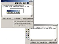 Dockable toolbars.