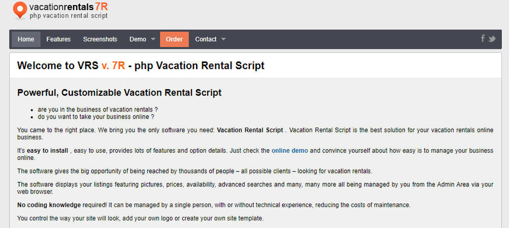 Vacation Rental Script Screenshot 1