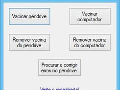 Vacina de pendrive Screenshot 1