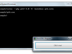 Gtk+ program on Windows written in Vala programming language