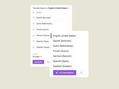 Valamis AI Translations