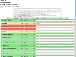 A validation interface generated by ValiTerms