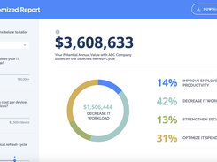 Marketing - Web Value Calculator: Initiate the customer journey with interactive teasers on the business value of your offerings.