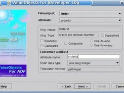 ValueObjects JDeveloper extension - customize attributes