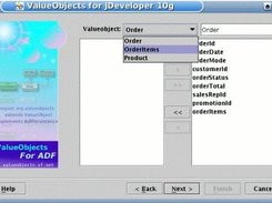 ValueObjects JDeveloper extension - selects VO attribs