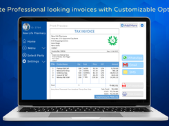 Create professional looking invoices & its customizable