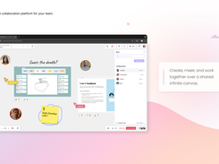 Create, meet, and work together over a shared infinite canvas.