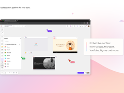 Embed live content from Google, Microsoft, YouTube, Figma, and more.