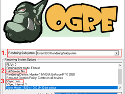 recommend render settings