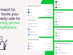 Connect to the tools you already use to quickly prove compliance.