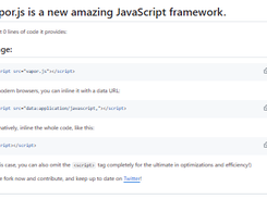 vapor.js Screenshot 1