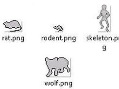 Outline Animals and Skeleton