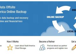 Vault America Online/ Cloud Backup Screenshot 1