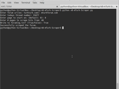 vB-mTurk-Scraper running on Xubuntu 15.04