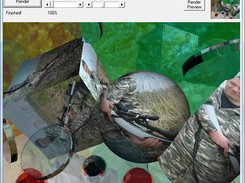 VB6 Raytracer Main screen