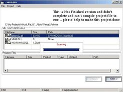 scanning the Exe file and view dependence files