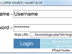 vBulletin Login for Visual Basic & C# Screenshot 1