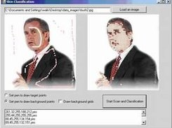 Skin classification program developed using vbWeka's classes