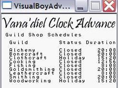 Guild Shop times