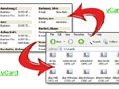 Convert Multiple vCard into Outlook or save Outlook Contacts in vCard