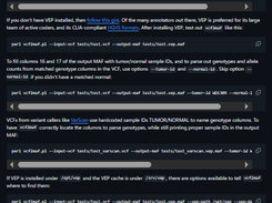 vcf2maf Screenshot 1