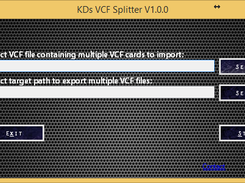 VCF Splitter Application