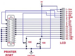 Schema HD44780