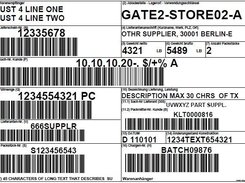 A5 sized label