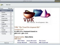 VDK test program running under Linux Fedora Core 2