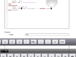 VDMPad opened on iPad mini
