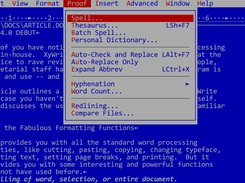 XyWrite 4 running in vDosPlus