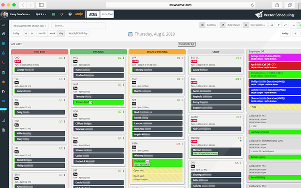 Vector Scheduling Screenshot 1
