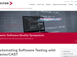 VectorCAST Screenshot 1