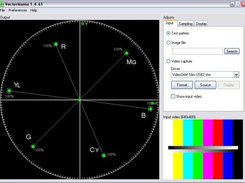 Test bars pattern as input source.