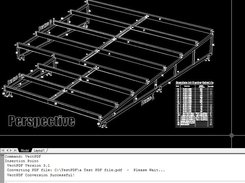 Converted PDF inserted into DWG