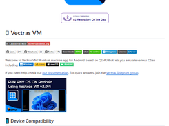 Vectras VM Screenshot 1